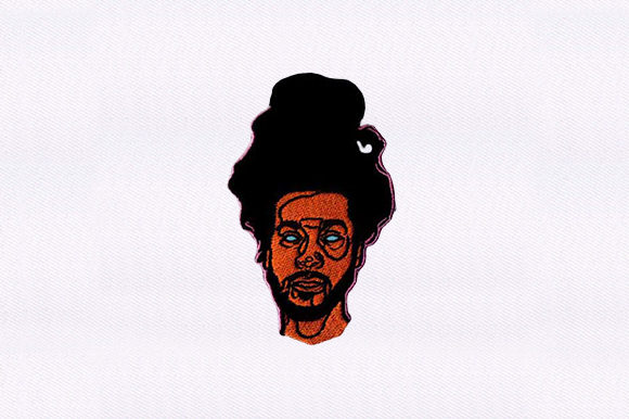 Afro Hair Man Embroidery Review for Craft Fair Products