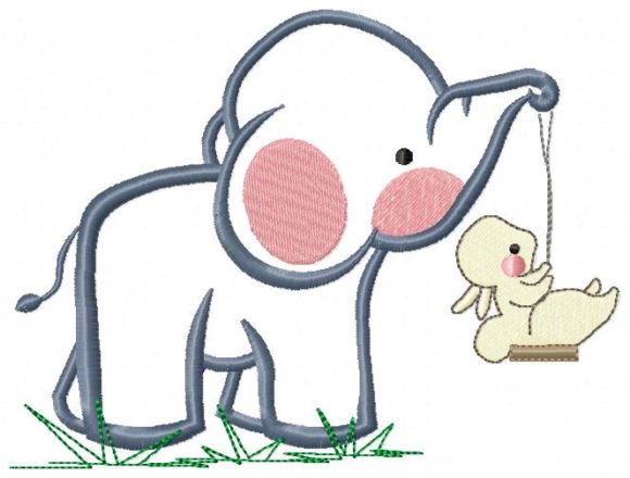 Elephant with Bunny Embroidery Review