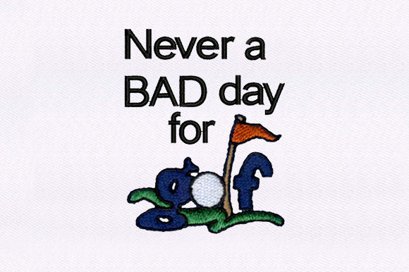 Golf Players Embroidery Design Review
