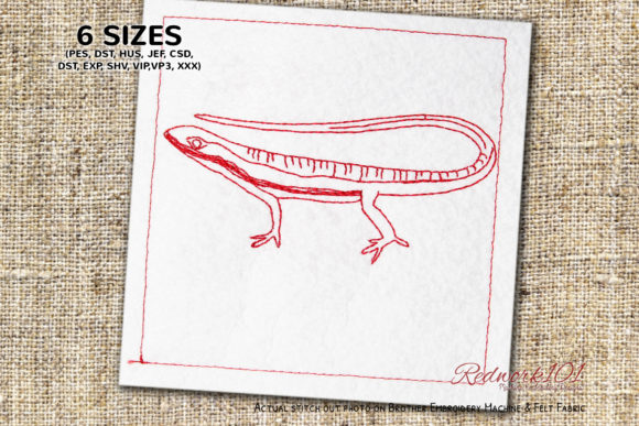 Lacertidae Bluework Embroidery Review