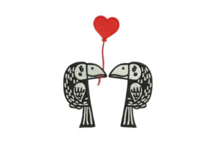 Lover Parrots Embroidery Review