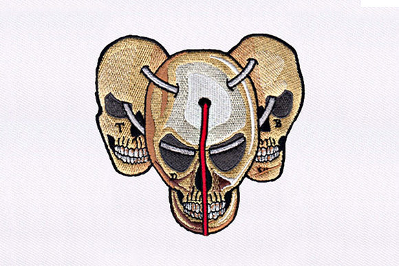 Menacing Skulls Embroidery Review
