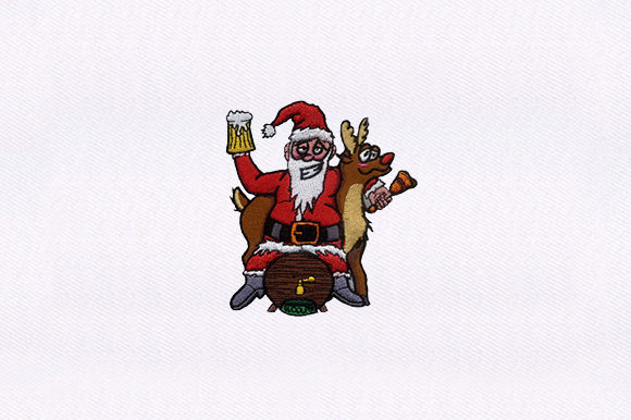 Reindeer Santa Claus Embroidery Design Review