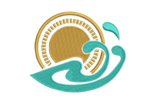 Sun and Waves Embroidery Review