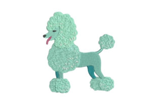 The Poodle Embroidery Design: A Delightful Addition to Handmade Projects