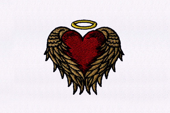 Wings Wrapped Heart Embroidery Review